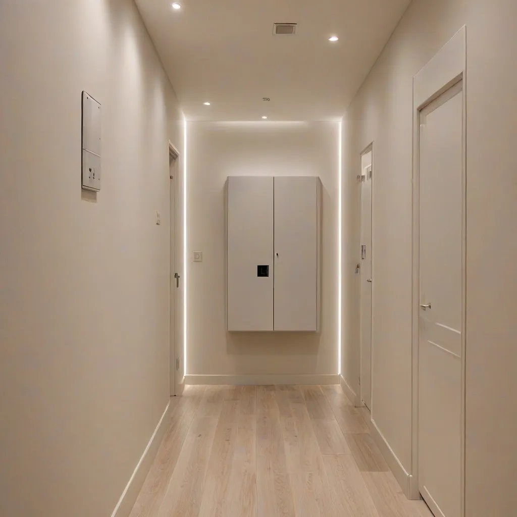 Jak estetycznie wykonać zabudowę skrzynki elektrycznej w przedpokoju?