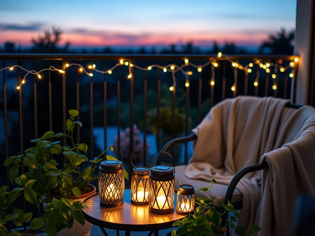 Lampki solarne na balkon: jak stworzyć przyjemną atmosferę?