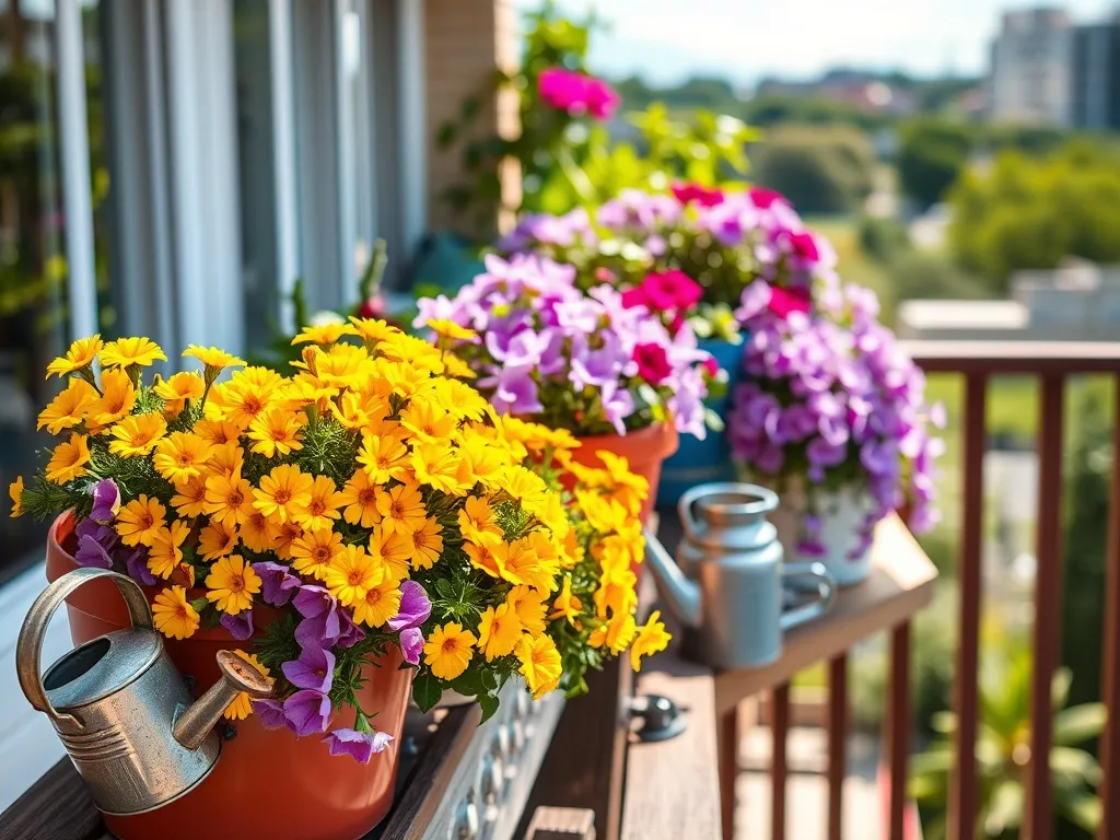 Niewymagające kwiaty na balkon: idealne rośliny dla zapracowanych