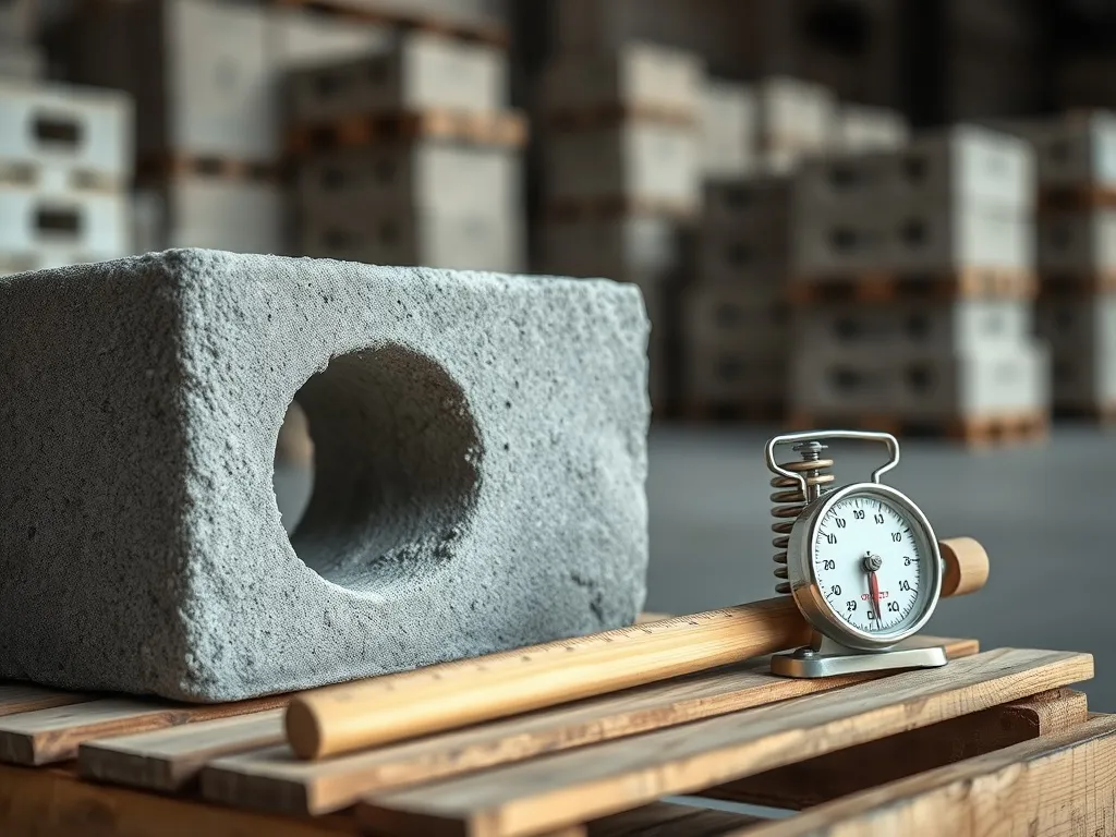 Bloczek betonowy waga – ile waży i jakie ma wymiary?