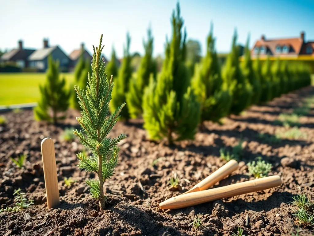 Co ile sadzić tuje Szmaragd?