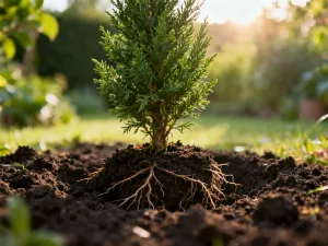 Świeża czerwona papryka leżąca na drewnianym stole w kuchni, oświetlona naturalnym porannym światłem.